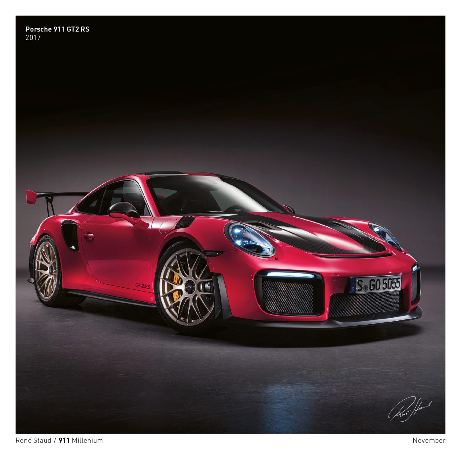 Porsche Kalender 2023  911 MILLENNIUM  René Staud  ART-inabox 